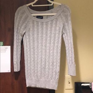 American eagle grey sweater